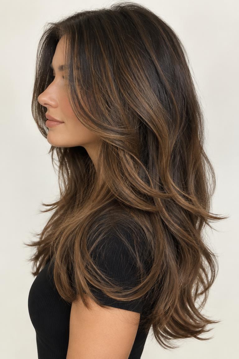 Long layers with dimensional color